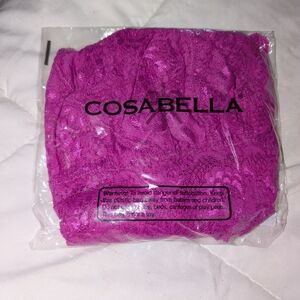 Cosabella Lace Bralette - Cape Fuchsia Petite Large Never1364